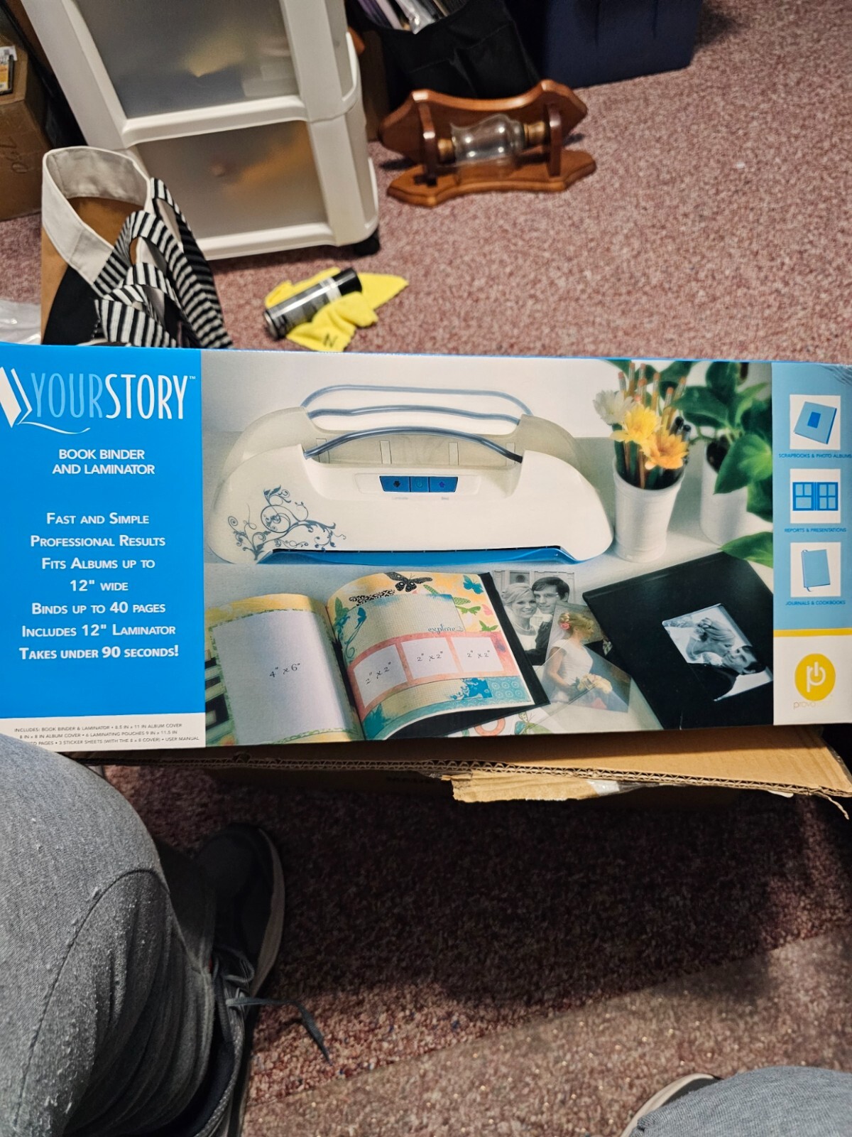 Provo Craft YourStory 375000 Book Binder Laminator with Bonus Accessories-image