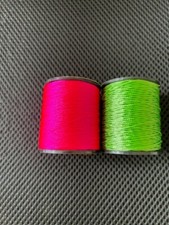 Two Oboe Reed Thread in Pink and Lime Green