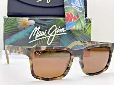 NEW Maui Jim Stone Shack Havana Tortoise Polarized HCL Bronze Sunglass MJ862-10