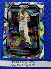 2023 #78 Queen Egbo WNBA Panini Prizm Basketball Ice Prizm Mystics
