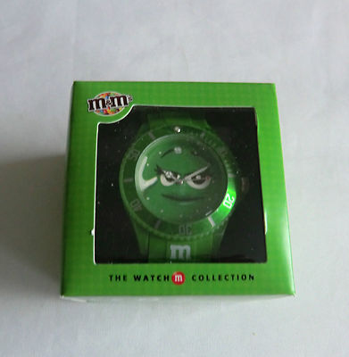 M&M M&M's The Watch Collection Silikon Armbanduhr Uhr Green  Neu  siehe Fotos