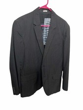 Calvin Klein Black Stripped Blazer for Men Size L New Without Tags