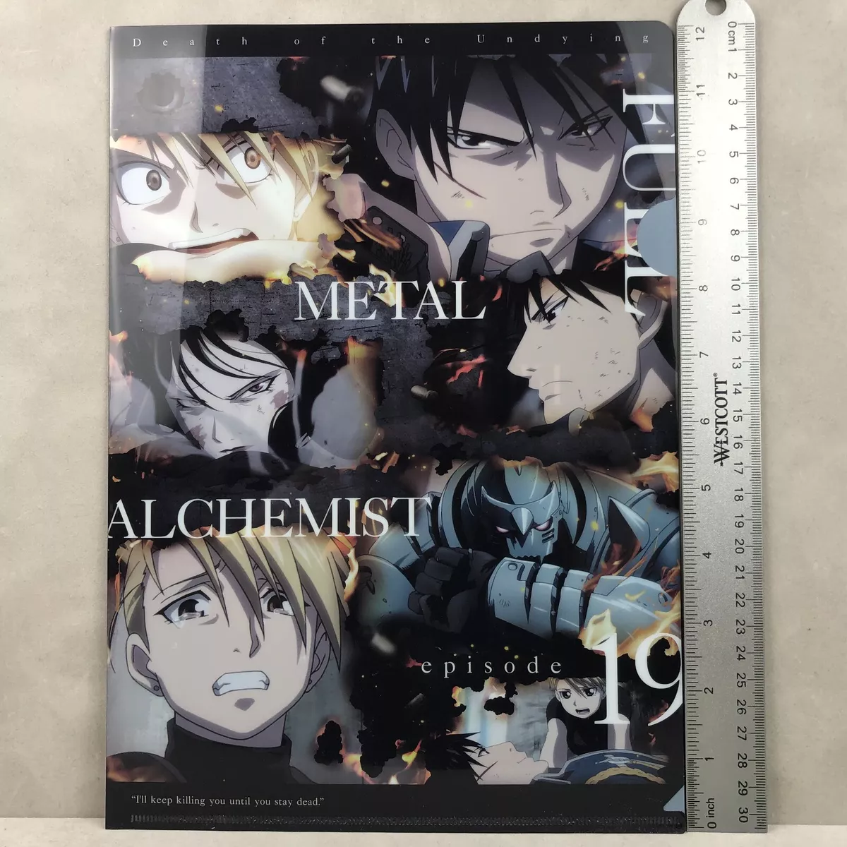 FuRyu Fullmetal Alchemist: Brotherhood Episode 12 & 19 Anime Clear File  Folders