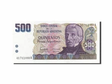[#262328] Banknote, Argentina, 500 Pesos Argentinos, 1983-1985, Undated (1984), 