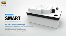 HVAC Condensate Pump with Safety Switch 110GPH 1/30HP (Dust/Waterproof) SMART 20