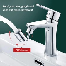 New Universal Water Saving Rotatable Tap Nozzle Extender Adapter Anti-splash