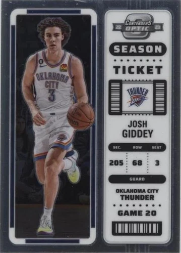 2022-23 Panini Contenders Optic - Josh Giddey #93