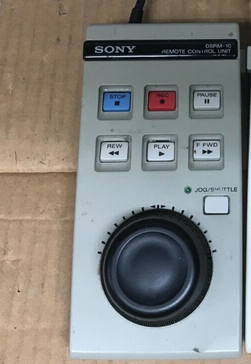 SONY ソニー リモートコントロールユニット DSRM-10 Sony DSRM-10 Remote Control Unit for Video Editing Device | eBay