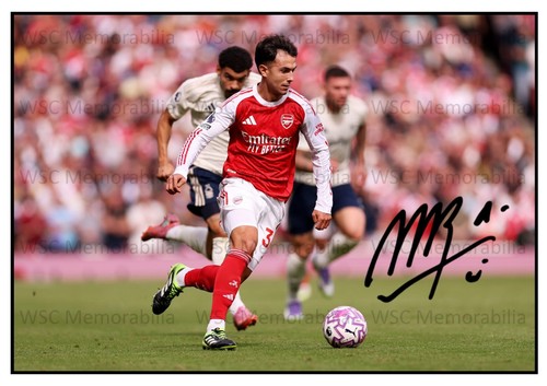 11977. Martin Zubimendi Signed Pictures (A4 Prints) Arsenal Spain Real Sociedad
