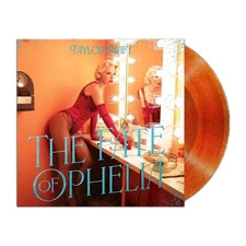 Taylor Swift - The Fate of Ophelia 7" Vinyl (ORANGE GLITTER COLOR) PRE-ORDER