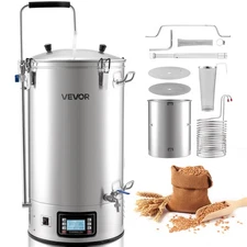 VEVOR Home Beer Brewing Machine Grain Brewing System w/ Circulating Pipe 16 Gal