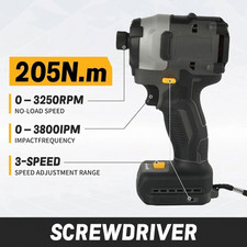 DCF85M 18V XR Brushless Impact Driver Cordless Compact High Torque Power Tool