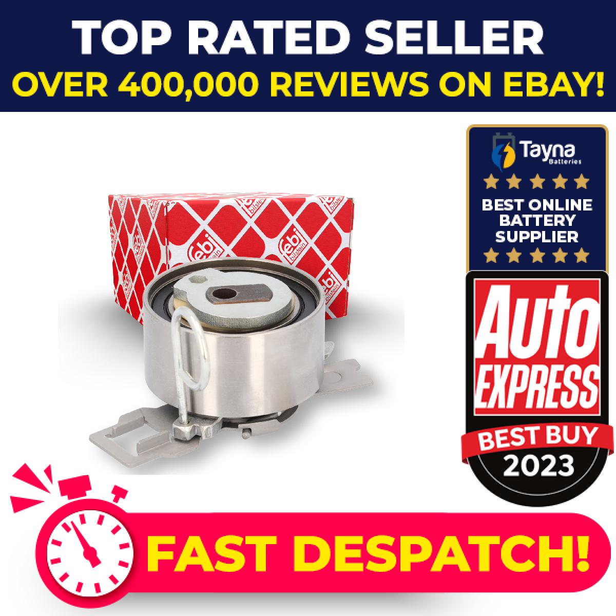 Timing Belt Tensioner fits KIA CEED 1.6D 2018 on D4FE 243702U001 243702U002 Febi