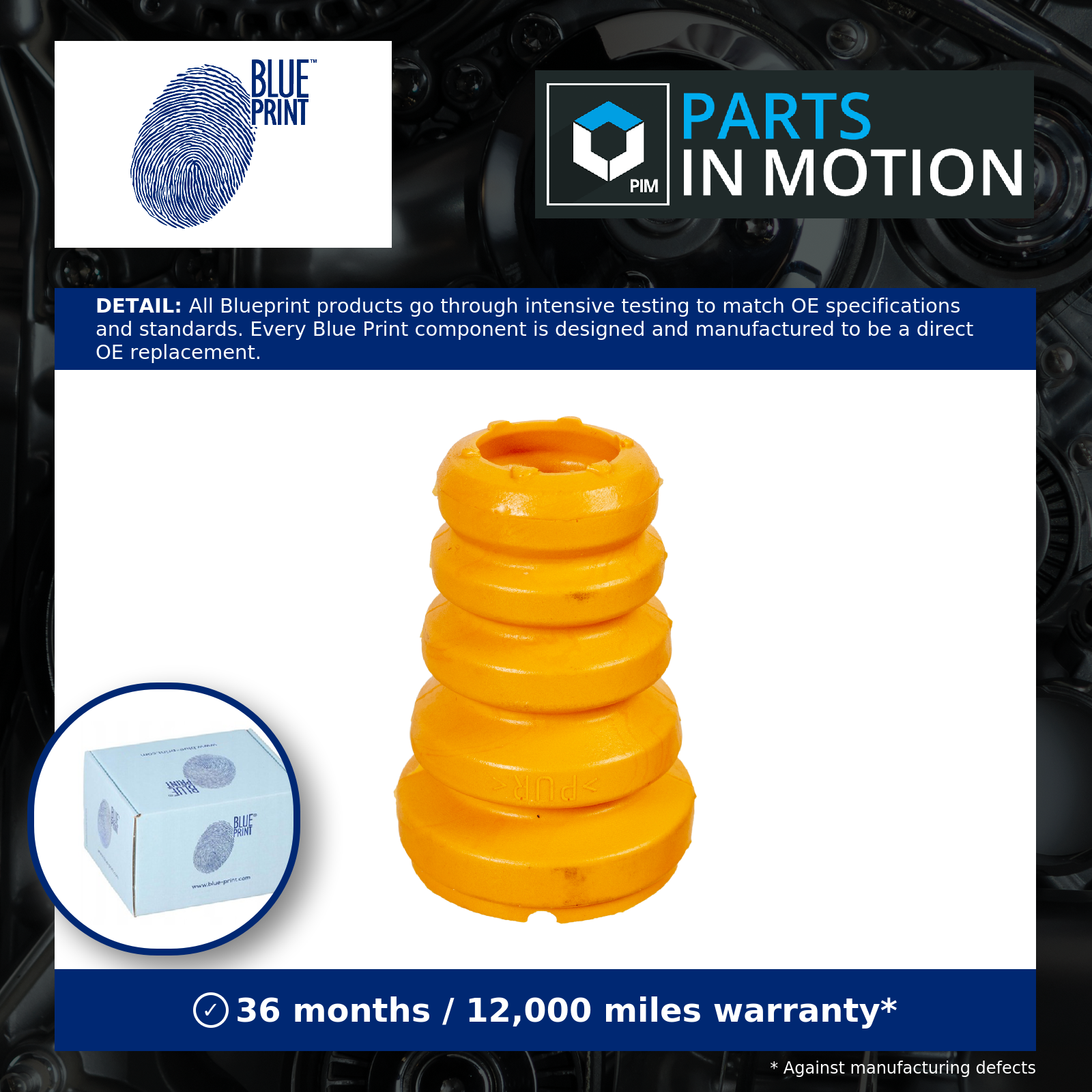 Blueprint ADBP800250 Suspension Rubber Buffer Front Fits Mitsubishi Outlander - Image 5