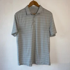 Lululemon Polo Shirt Mens Medium Shirt Short Sleeve Golf Performance Athletic