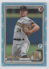 2020 Bowman Draft 1st Edition Sky Blue Foil Aaron Shortridge #BD-101 6tw