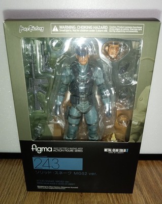 figma 243 Metal Gear Solid 2 Sons of Liberty Solid Snake MGS2 Ver. Figur...