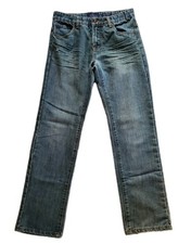 Lucky Brand Straight Fit Boy's Blue Denim Jeans 5-Pocket Blue Jeans of America