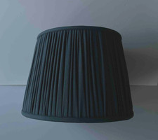Marks & Spencer Teal Empire/Drum Pleated Linen Lampshade - Large - New