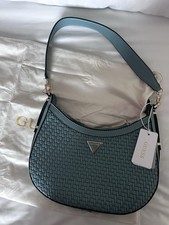 Guess murielle Handtasche Umhängetasche crossbody flecht Optik hm zara Blogger