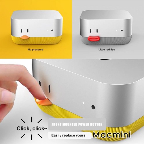 Dustproof Computer Base Power Button Front Host Accessories for Macmini M4