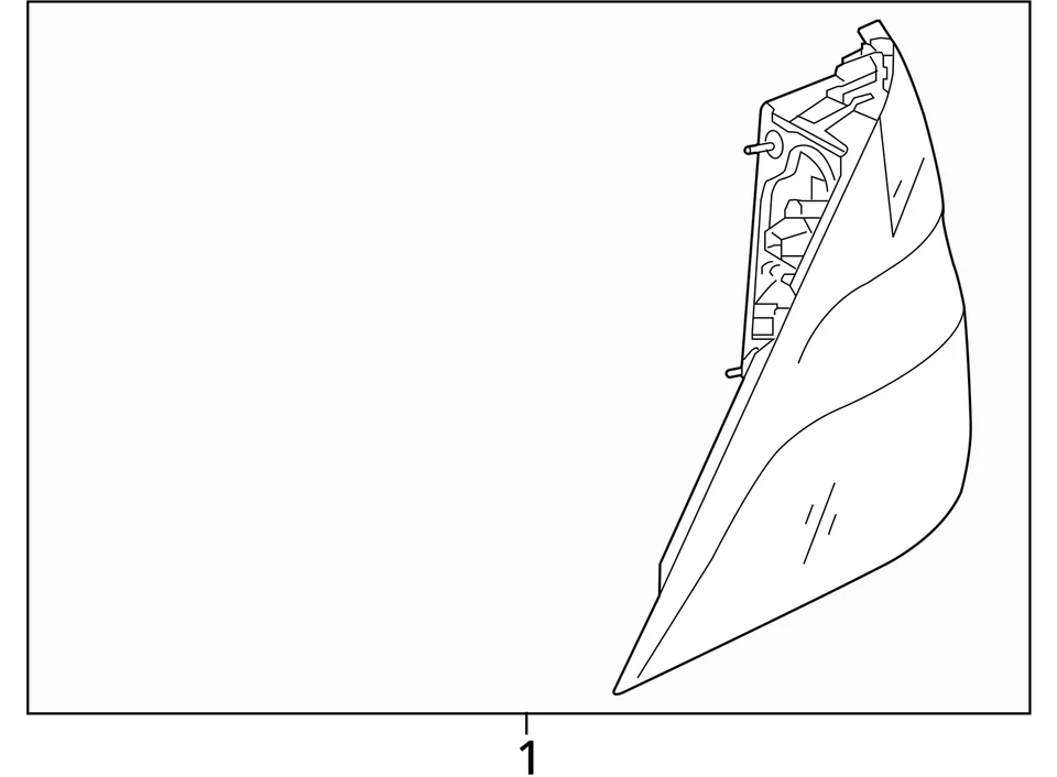 Luz trasera lateral derecha Mercedes-Benz ML350 2012 pasajero OEM GPJIH Foto 4 de 4