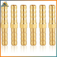 Schlauchverbinder 6Mm Messing, 6 StüCk Gerade TüLle Gewindefitting