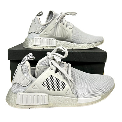 Size 11.5 - Adidas NMD XR1 Shoes Mens  Gray White Boost Mesh Running BY9923