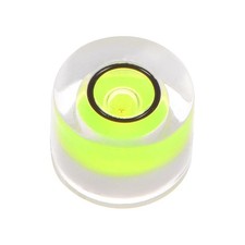 Round Bubble Level 8x5.5mm Mini Circular Bullseye Spirit Levels, Green