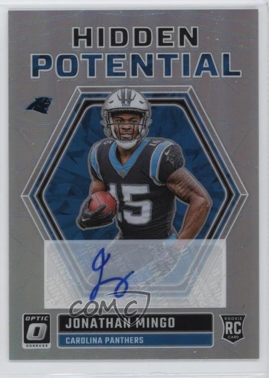 2023 Panini Donruss Optic Hidden Potential /25 Jonathan Mingo Rookie Auto RC