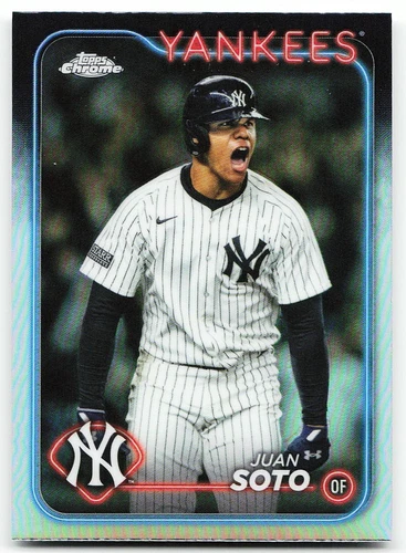 🔥 2024 Topps Chrome Update #USC1 Juan Soto Refractors