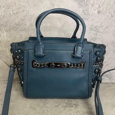 COACH Tea Rose Swagger Shoulder Bag 2way Shoulder Bag Swagger Tea Rose Flower