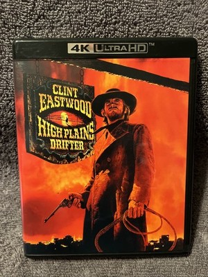 HIGH PLAINS DRIFTER on 4K UHD + BLU-RAY / OOP / Western / KINO LORBER KL   