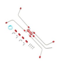 LS Stainless Steel Coolant Crossover Steam Vent Kit Complete LS Steam Port Red