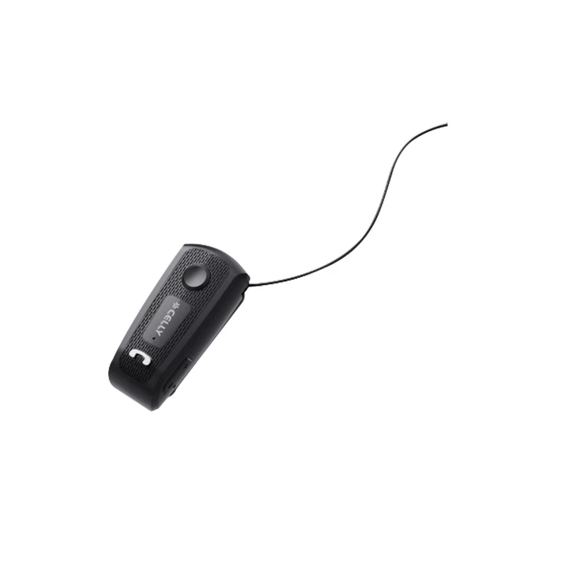 Auricolare Bluetooth per Telefonate con CAVO RETRATTILE Cuffia Vivavoce CELLY, fotografia 5 di 9