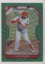2021 Panini Prizm Tier II Green Wave Prizm Alec Bohm #140 0d0f