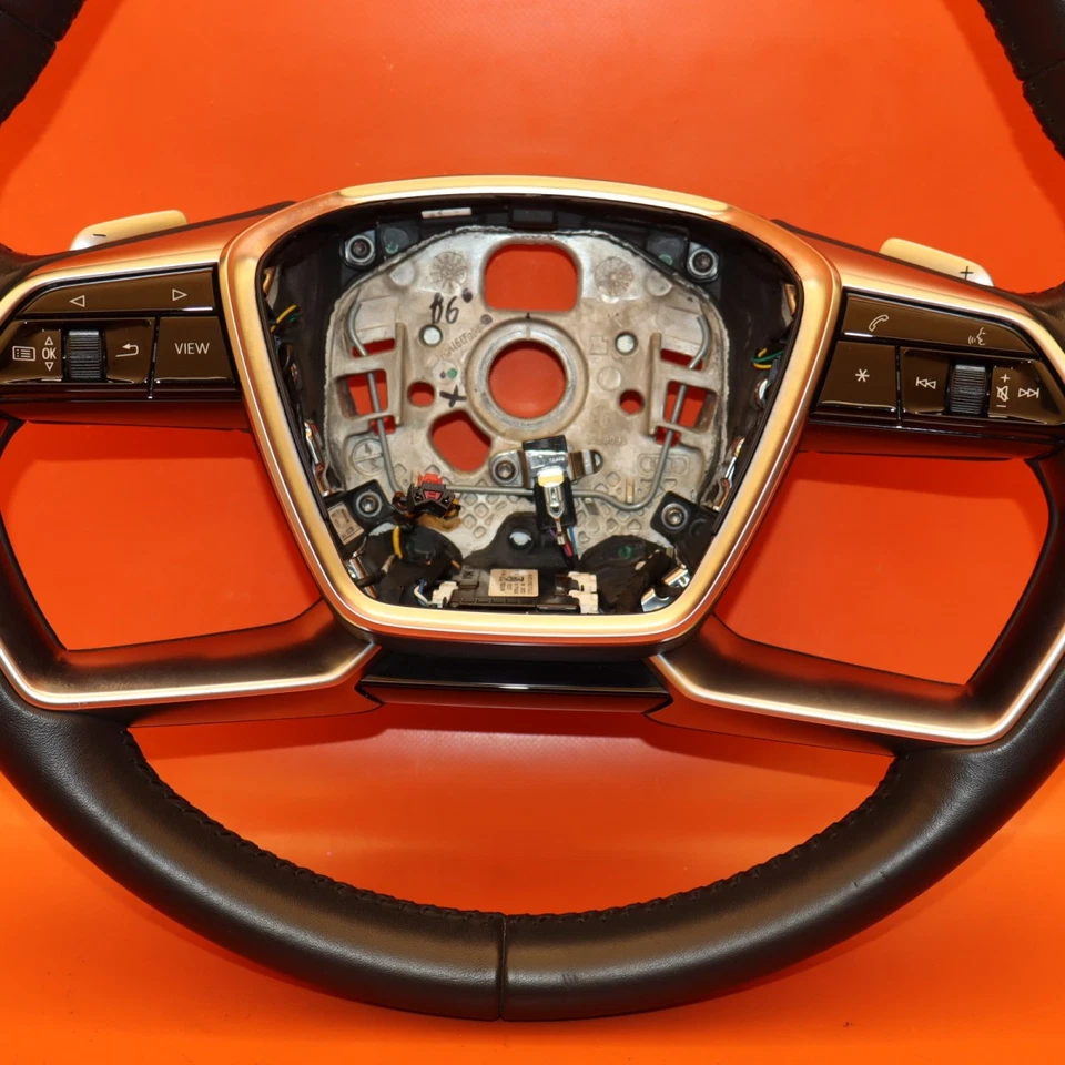 AUDI Q8 E-TRON STEERING WHEEL QUATTRO 2019 2020 2021 2022 2023 4N0419508A OEM - Image 4 of 4