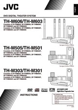 JVC TH-M606 TH-M603 TH-M505 TH-M501 TH-M303 TH-M301 Theater System Owners Manual