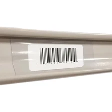 250 Clear Plastic Gondola Shelving Ticket Molding UPC Insert Strips 3" X 1.25"