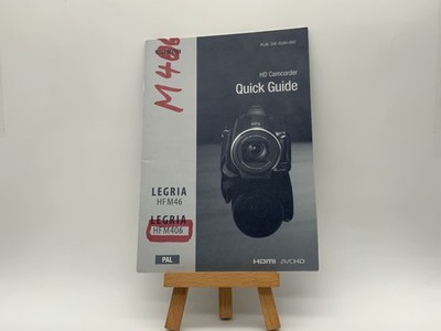 Canon Legria HF M46 / M406 Quick Guide Bedienungsanleitung Deutsch