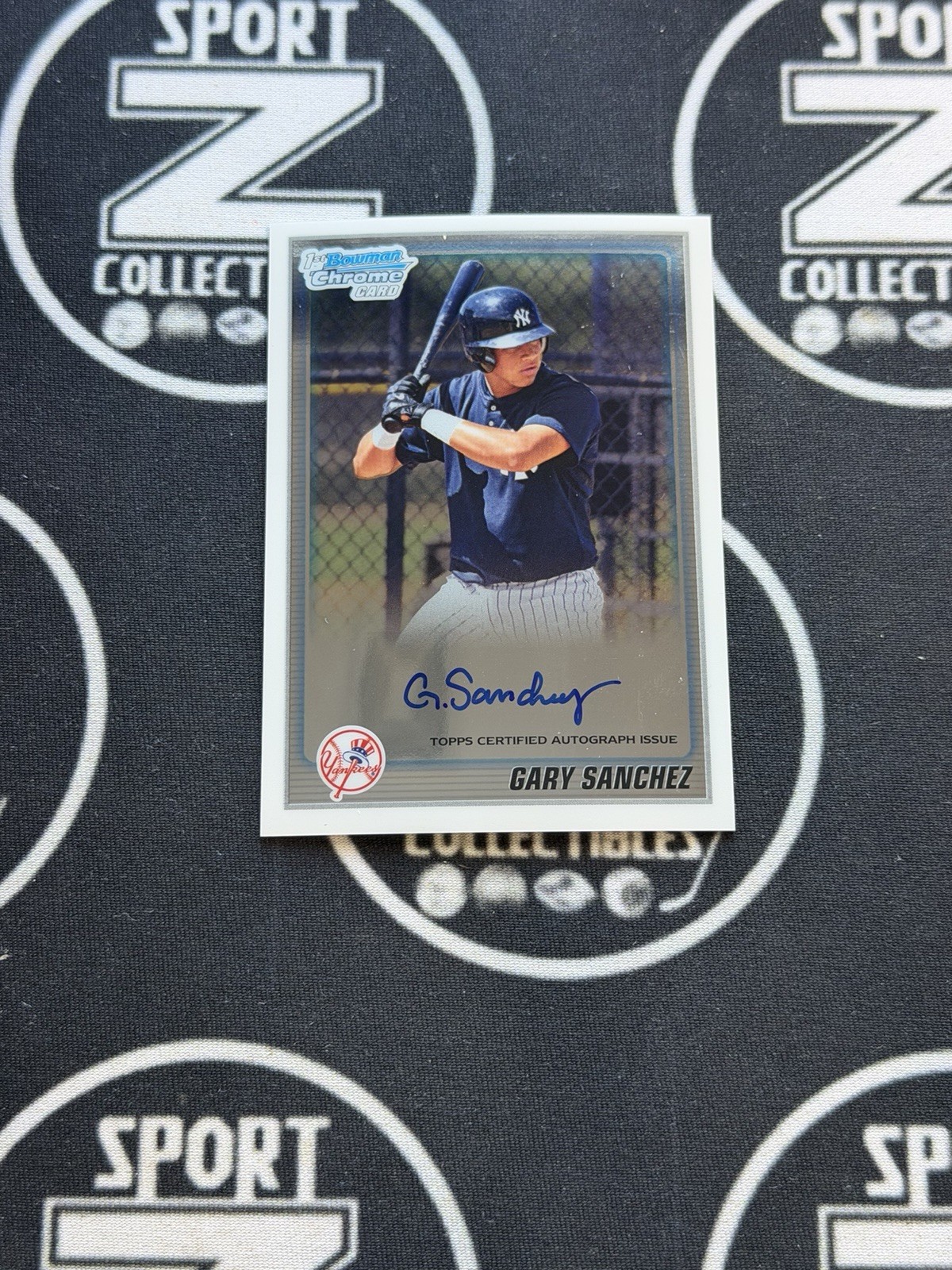 2010 Bowman Chrome #BCP27 Gary Sanchez Prospects Auto Yankees