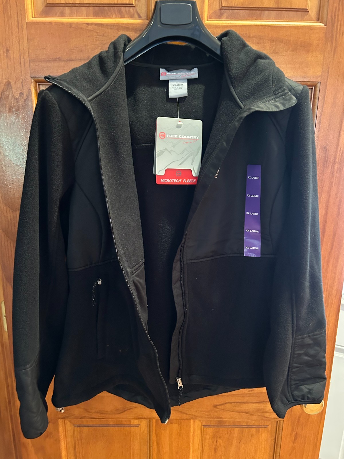 Free Country Womens outdoor Black Jacket XXL with hood