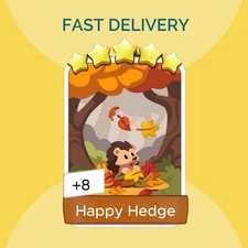 Happy Hedge Set 17 STICKER_MONO_POLY_GO_5 STARS⚡⚡CHEAP & FAST DELIVERY⚡⚡