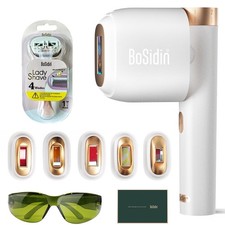 BoSidin D1178Pro IPL Laser Hair Removal Device with Cooling-Care, 6 Body Modes,