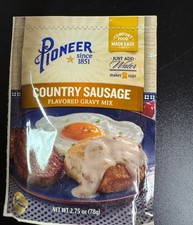 Pioneer Country Sausage Flavored Gravy Mix 2.75 oz Just Add Water