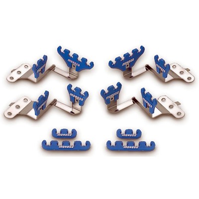 Aramox Support Faisceaux Bougies Allumage Alliage Aluminium Pour SBC BBC SBF 302 350 454 V8 - Kit Complet Avec Vis Et Clé