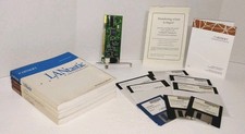 Vintage Artisoft LANtastic DOS Network OS COMPLETE Kit  Manuals  ISA Ethernet