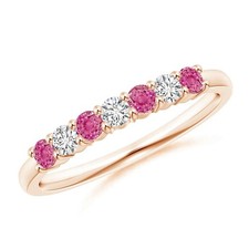 Sterling Silver Pink Topaz Stone Promise New Eternity Ethnic Ring Jewelry