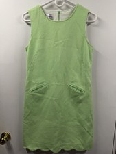 Sara Campbell Womens Dress 8 Green Coastal Cottage Resort Preppy Americana
