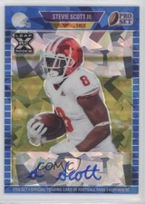 2021 Leaf Pro Set Metal 1989 Blue Crystals 12/35 Stevie Scott III Auto fm0
